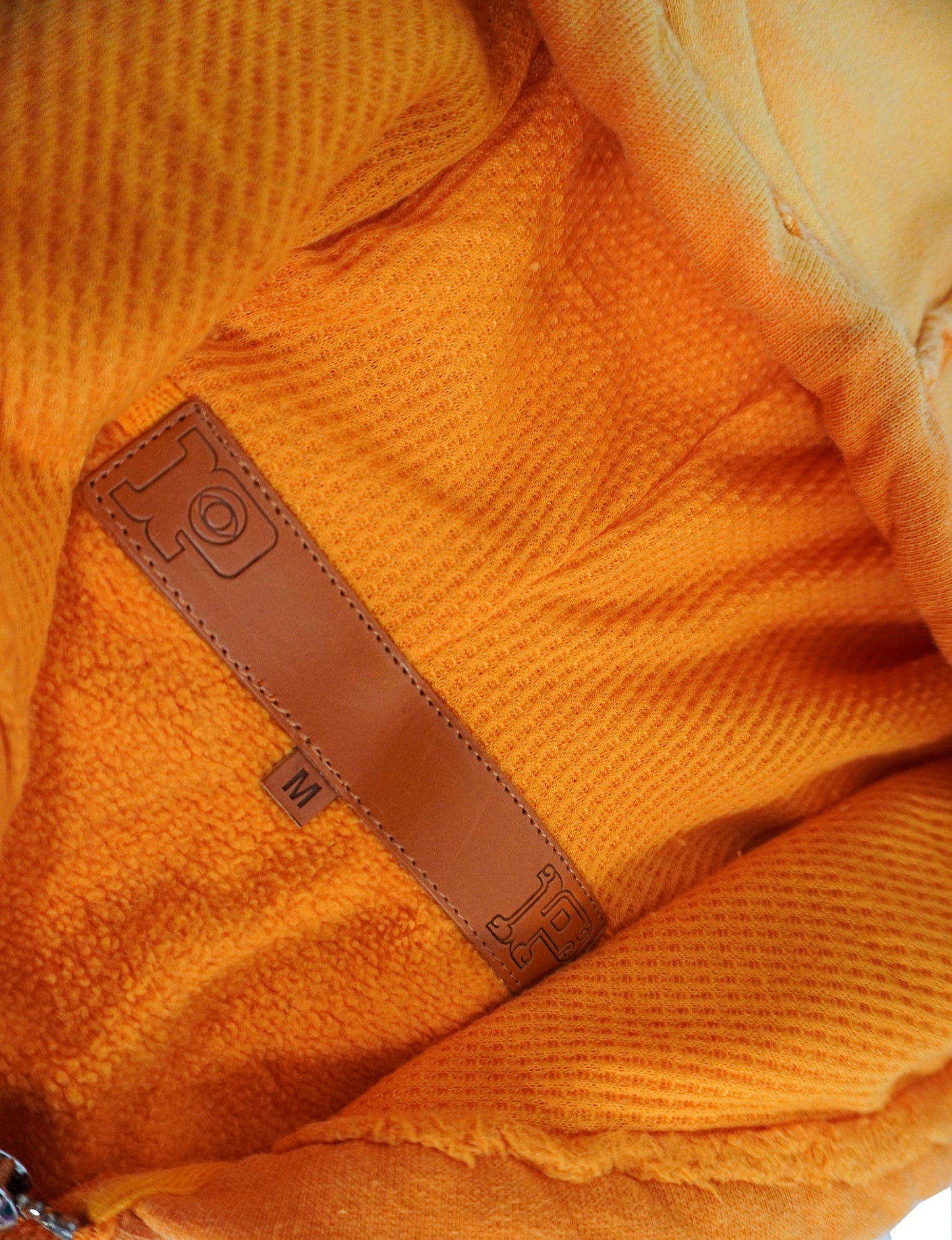 "WHACKY" Orange Zip-Up Hoodie